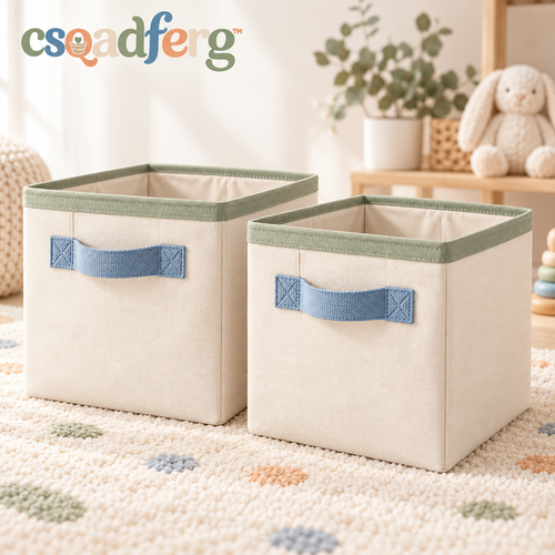 Fabric Cube Storage Bin Set — main product view