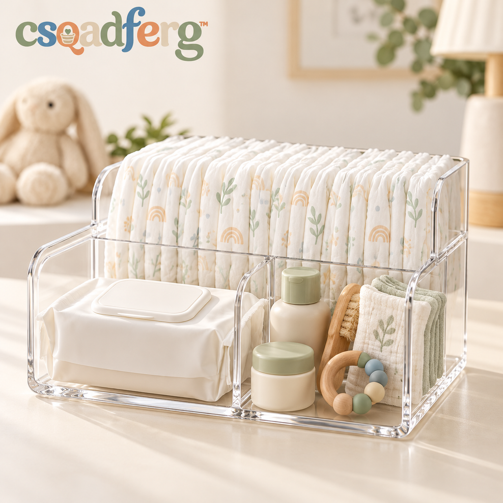Clear Diaper Changing Organizer — main product view
