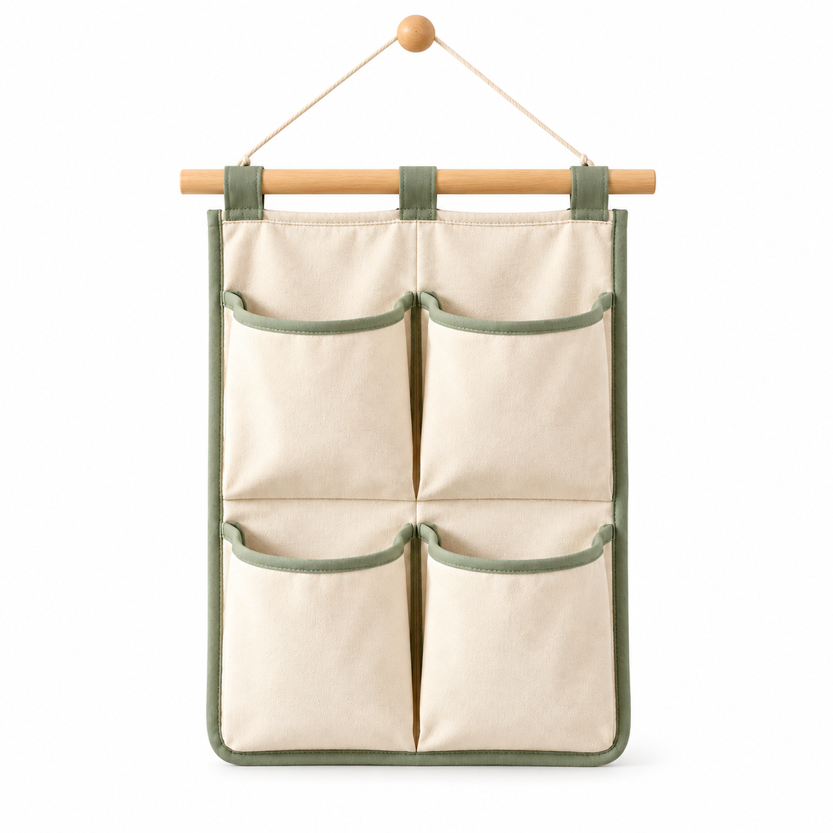 Hanging Nursery Pocket Organizer — white background product view