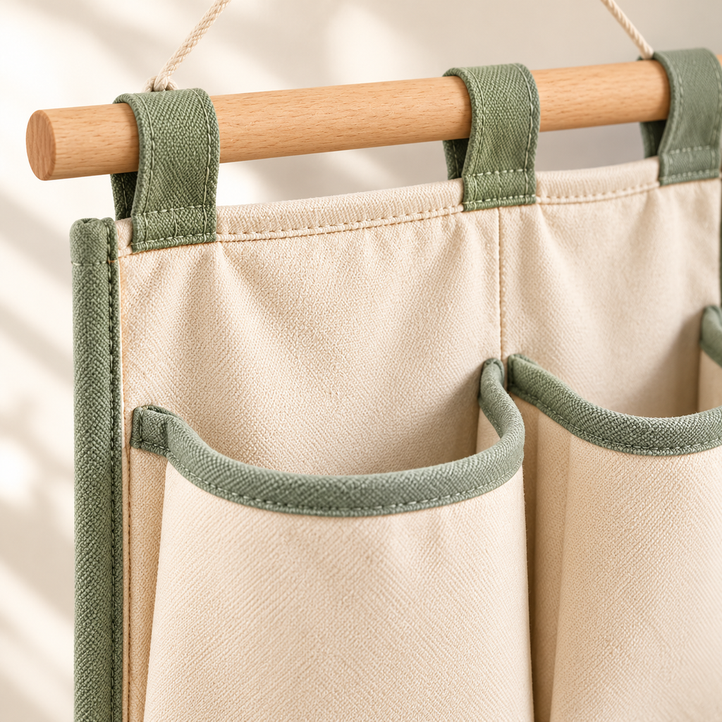 Hanging Nursery Pocket Organizer — product detail view