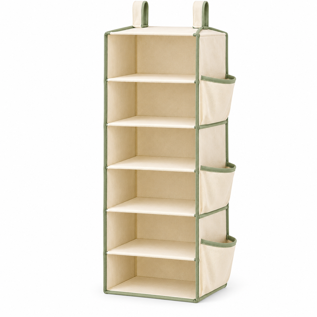 Hanging Baby Closet Shelf Organizer — white background product view