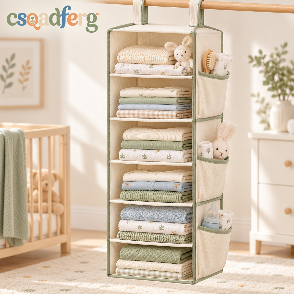 Hanging Baby Closet Shelf Organizer — main product view