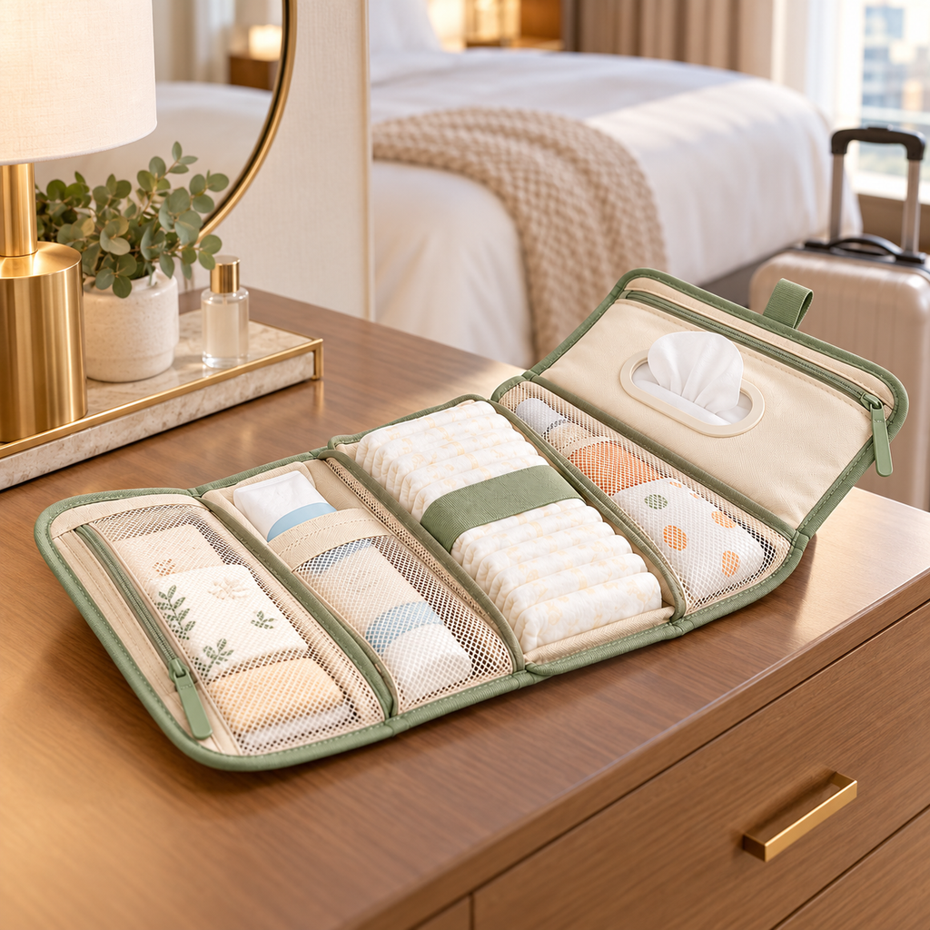 Foldable Travel Diaper Organizer — second lifestyle view